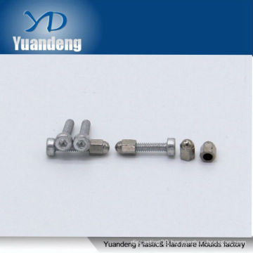 Small aluminum hex socket head cap screw bolt